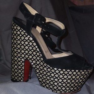 Christain Louboutin Platform Wedges